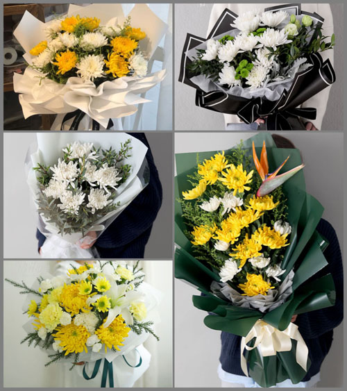 云南红河州蒙自市草坝镇白事花束代送